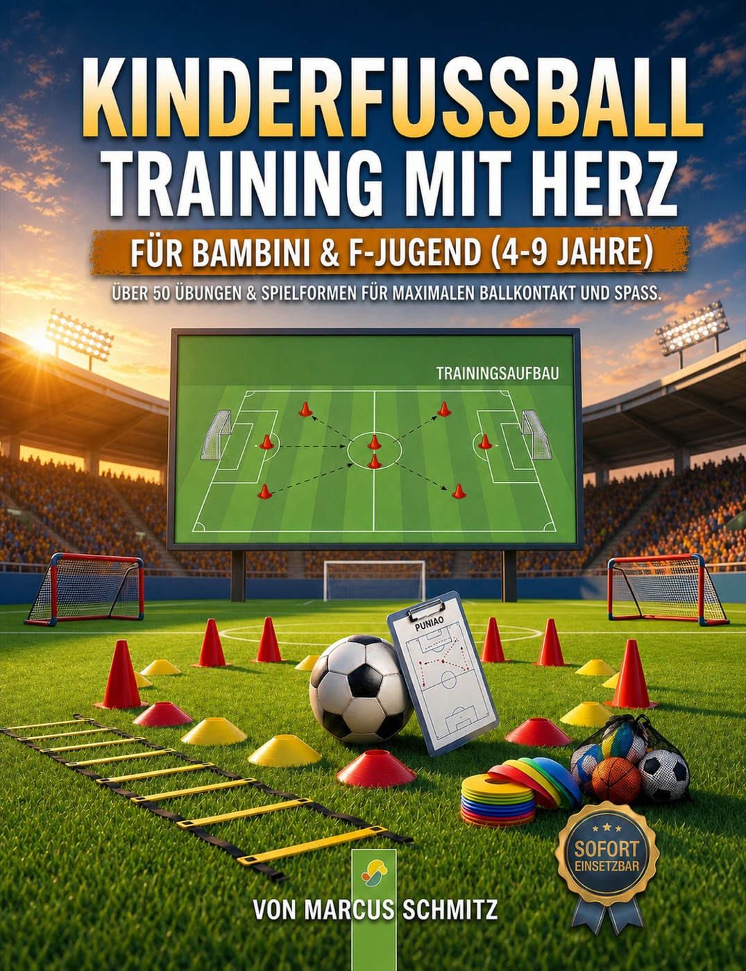 Kinderfußball Training mit Herz – Buchcover